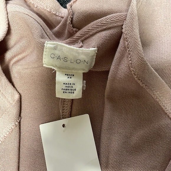 Light Pink Roll Tab Knit Open Front Jacket Nordstrom - Picture 6 of 10